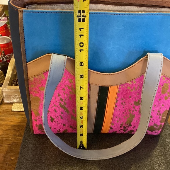 Hayes Leather multicolor tote - Picture 11 of 12